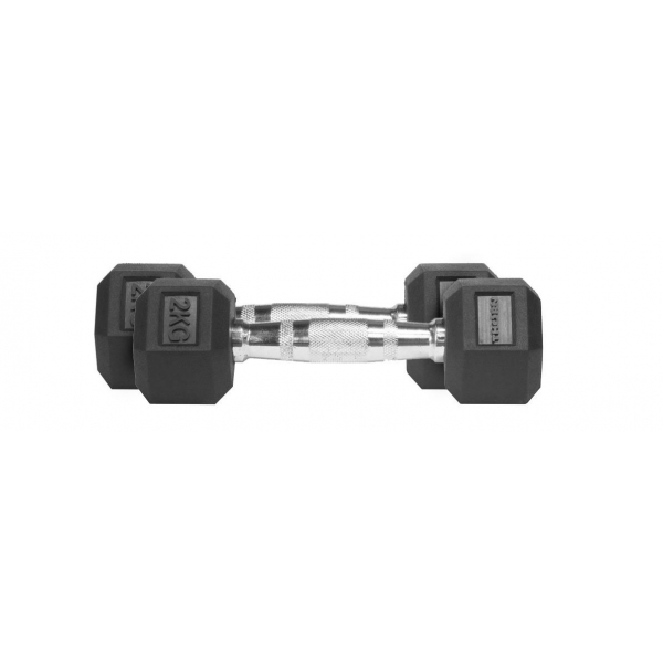 HANTEL THORN FIT HEX RUBBER DUMBBELL 2,0KG [PAIR]
